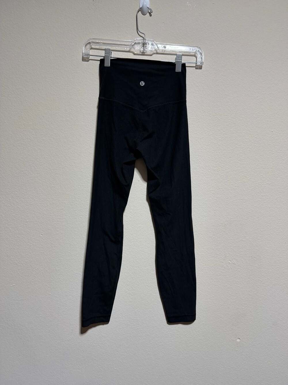 Lululemon Align High-Rise Ribbed Leggings Black Size 2 - Picture 2 of 3